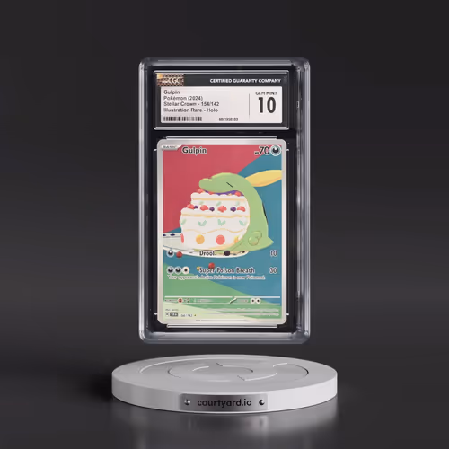 2024 Pokémon Scr EN-Stellar Crown #154 Gulpin - Illustration Rare (CGC 10 GEM MINT)