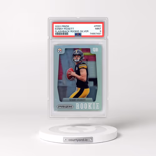 2022 Panini Prizm Prizm Flashback Rookie #PFR1 Kenny Pickett - Silver (PSA 9 MINT)