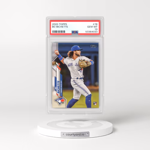 2020 Topps #78 Bo Bichette (PSA 10 GEM MINT)