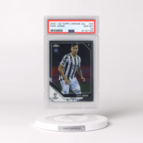 2021 Topps Chrome UEFA Champions League #44 Kaio Jorge (PSA 10 GEM MINT)