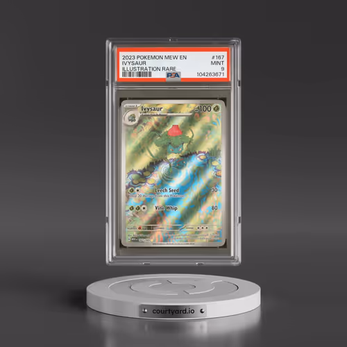 2023 Pokémon Mew EN-151 #167 Ivysaur - Illustration Rare (PSA 9 MINT)