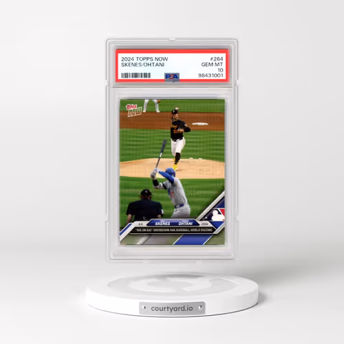 2024 Topps Now #264 Paul Skenes/Shohei Ohtani (PSA 10 GEM MINT)