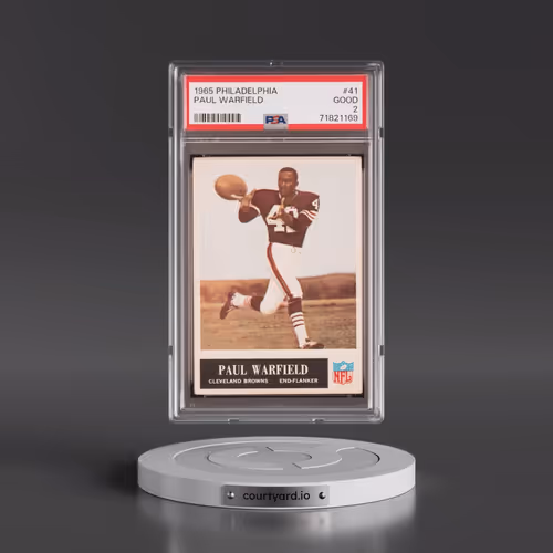 1965 Philadelphia #41 Paul Warfield (PSA 2 GOOD)