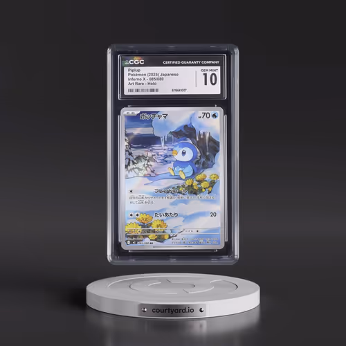 2025 Inferno X - M2 #085/080 Piplup - Art Rare Holo (CGC 10 GEM MINT)