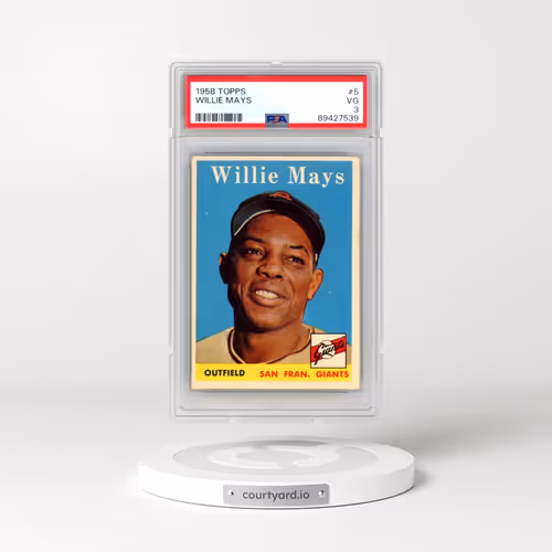 1958 Topps #5 Willie Mays (PSA 3 VG)