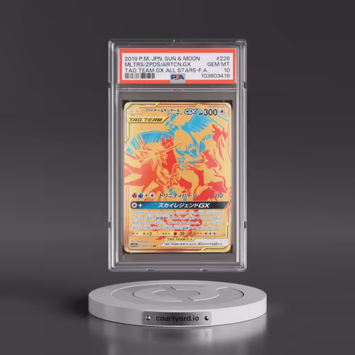 2019 Pokémon Sun & Moon Tag Team GX All Stars #226 Moltres & Zapdos & Articuno GX - Holo Full Art (P
