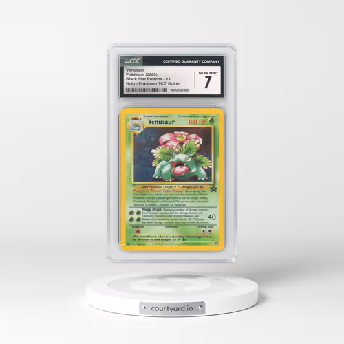 1999 Black Star Promos #13 Venusaur - Holo Pokémon TCG Guide (CGC 7 NM)