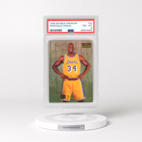 1996 Skybox Premium #58 Shaquille O'Neal (PSA 8 NM-MT)