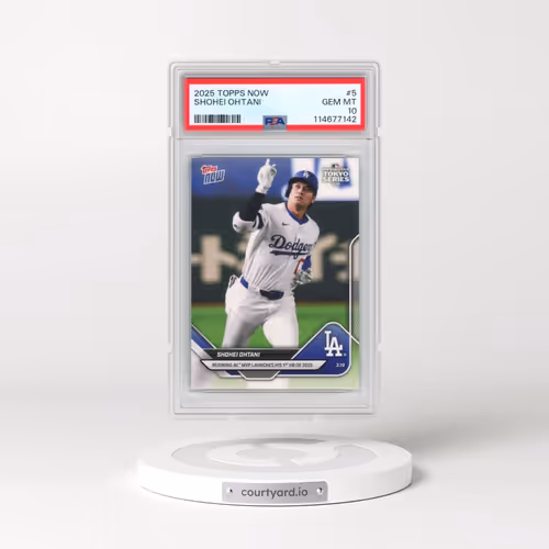 2025 Topps Now #5 Shohei Ohtani (PSA 10 GEM MINT)