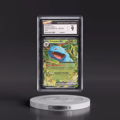2023 Scarlet & Violet 151 - MEW EN #003/165 Venusaur ex - Holo (CGC 9 MINT)