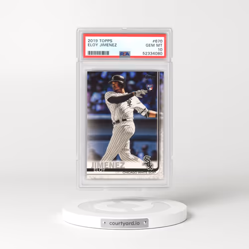2019 Topps #670 Eloy Jimenez (PSA 10 GEM MINT)