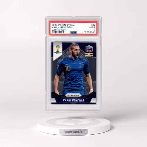 2014 Panini Prizm World Cup #82 Karim Benzema (PSA 9 MINT)