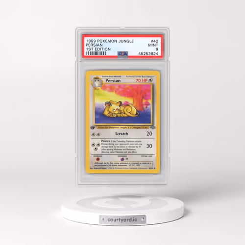 1999 Pokémon Jungle #42 Persian - 1st Edition (PSA 9 MINT)