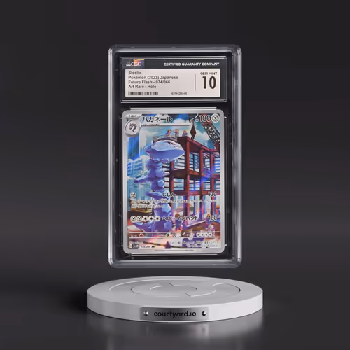 2023 Pokémon Sv4m-Future Flash #074 Steelix - Art Rare (CGC 10 GEM MINT)