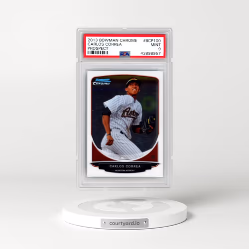 2013 Bowman Chrome Prospect #BCP100 Carlos Correa (PSA 9 MINT)