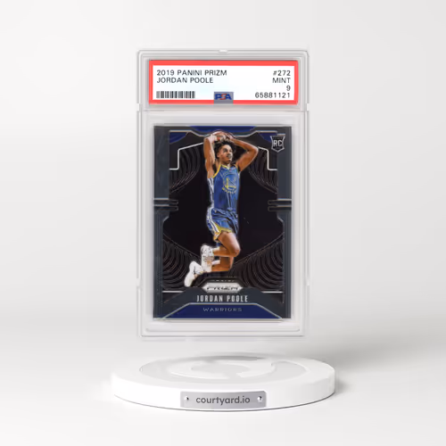 2019 Panini Prizm #272 Jordan Poole (PSA 9 MINT)