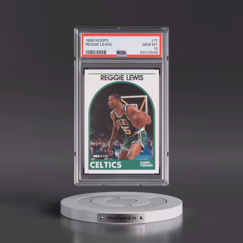 1989 Hoops #17 Reggie Lewis (PSA 10 GEM MINT)
