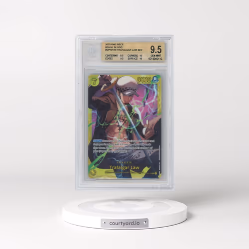 2025 One Piece OP10-Royal Blood #119 Trafalgar Law (BGS 9.5 GEM MINT)