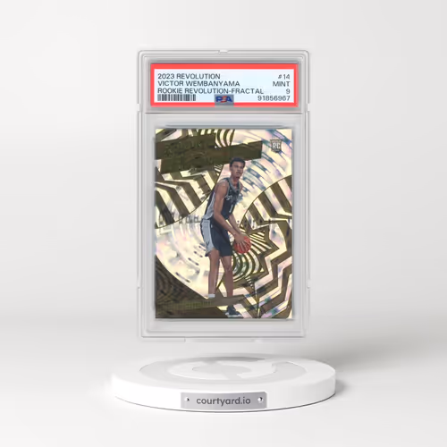 2023 Panini Revolution Rookie Revolution #14 Victor Wembanyama - Fractal (PSA 9 MINT)