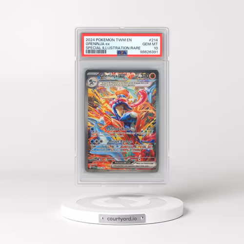 2024 Pokémon Twm EN-Twilight Masquerade #214 Greninja EX - Holo Special Illustration Rare (PSA 10 GEM MINT)