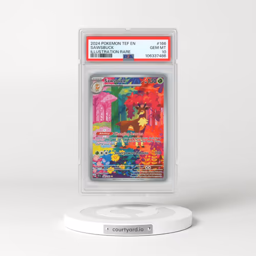 2024 Pokémon Tef EN-Temporal Forces #166 Sawsbuck - Illustration Rare (PSA 10 GEM MINT)