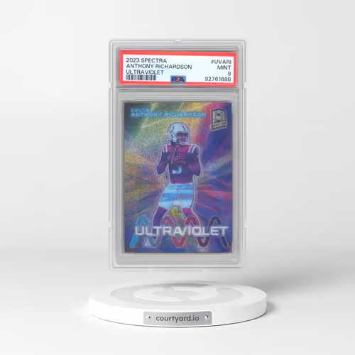 2023 Panini Spectra Ultraviolet #UVARI Anthony Richardson (PSA 9 MINT)