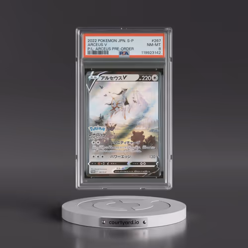 2022 Pokémon S Promo #267 Arceus V - Holo Pokemon Legends: Arceus Pre-Order (PSA 8 NM-MT)