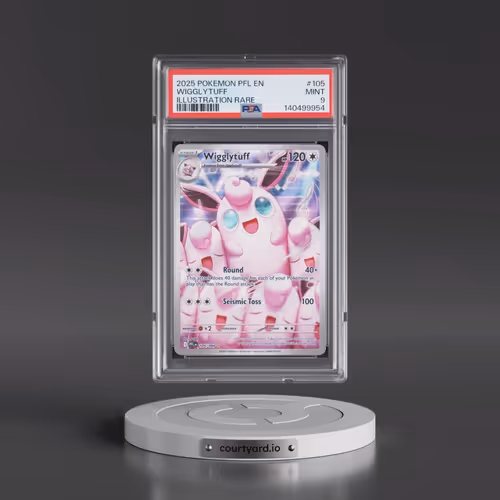 2025 Pokémon Pfl EN-Phantasmal Flames #105 Wigglytuff - Illustration Rare (PSA 9 MINT)