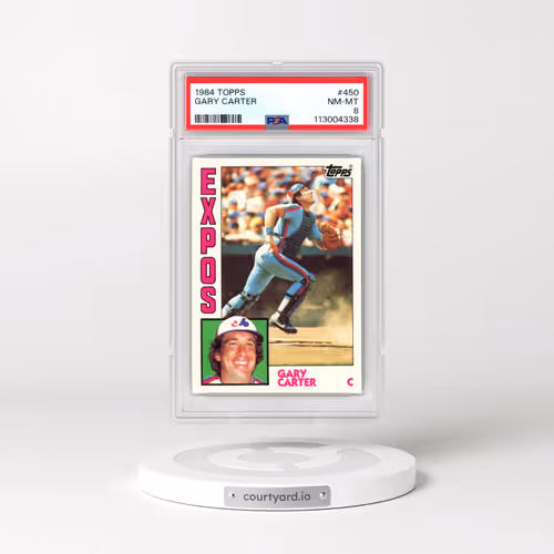 1984 Topps #450 Gary Carter (PSA 8 NM-MT)