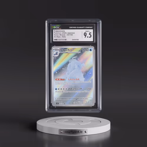 2024 Pokémon SV7-Stellar Miracle #107 Crabominable - Art Rare (CGC 9.5 MINT+)