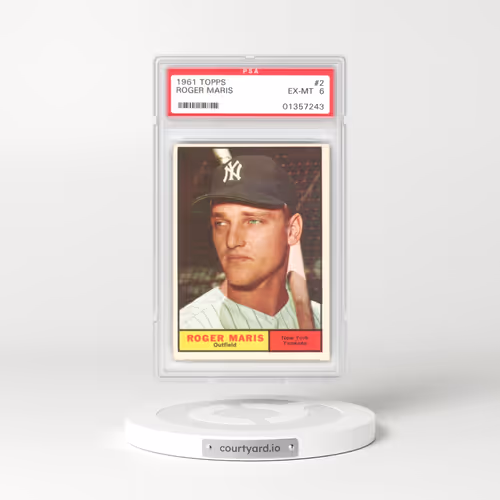 1961 Topps #2 Roger Maris (PSA 6 EX-MT)