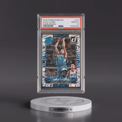 2014 Panini Donruss #221 Zach LaVine - Swirlorama (PSA 10 GEM MINT)