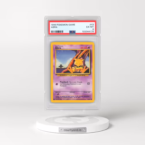 1999 Pokémon Game #43 Abra (PSA 6 EX-MT)