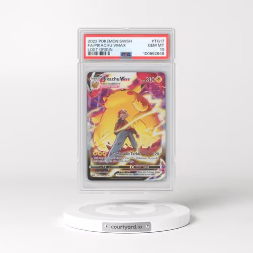 2022 Pokémon Sword & Shield Lost Origin #TG17 Pikachu Vmax - Full Art (PSA 10 GEM MINT)