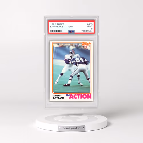 1982 Topps #435 Lawrence Taylor (PSA 9 MINT)