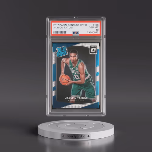 2017 Panini Donruss Optic #198 Jayson Tatum (PSA 10 GEM MINT)