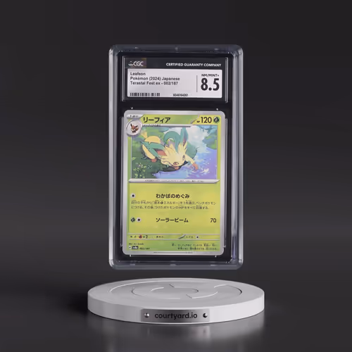 2024 High Class Pack: Terastal Fest ex - sv8a #002/187 Leafeon (CGC 8.5 NM-MT+)