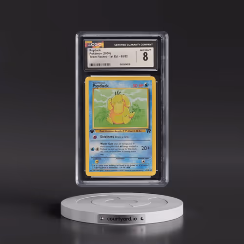 2000 Team Rocket #65/82 Psyduck - 1st Edition 1st Edition (CGC 8 NM-MT)