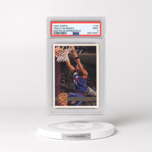 1997 Topps #125 Tracy McGrady - Minted in Springfield (PSA 9 MINT)
