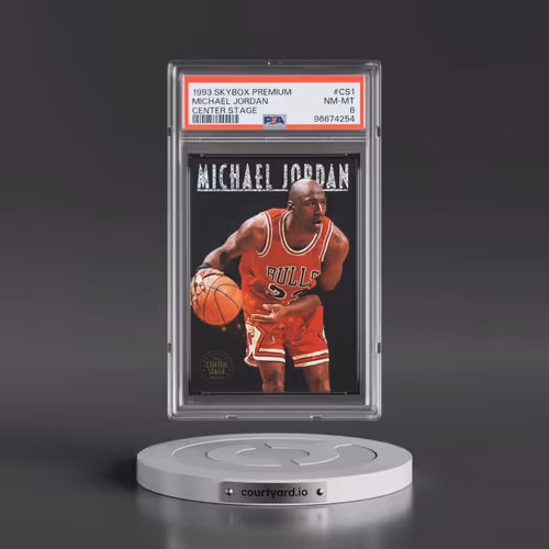 1993 Skybox Premium Center Stage #CS1 Michael Jordan (PSA 8 NM-MT)