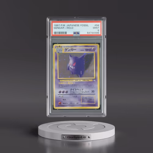 1997 Pokémon Fossil #94 Gengar - Holo (PSA 9 MINT)