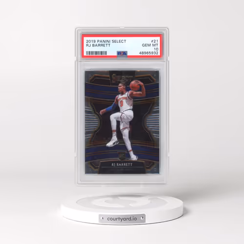 2019 Panini Select #21 RJ Barrett (PSA 10 GEM MINT)