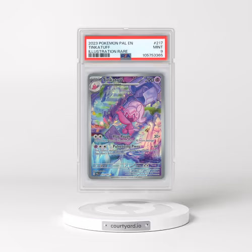 2023 Pokémon Pal EN-Paldea Evolved #217 Tinkatuff - Illustration Rare (PSA 9 MINT)