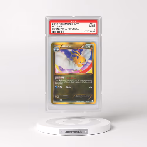 2012 Pokémon Black & White Boundaries Crossed #152 Altaria (PSA 9 MINT)