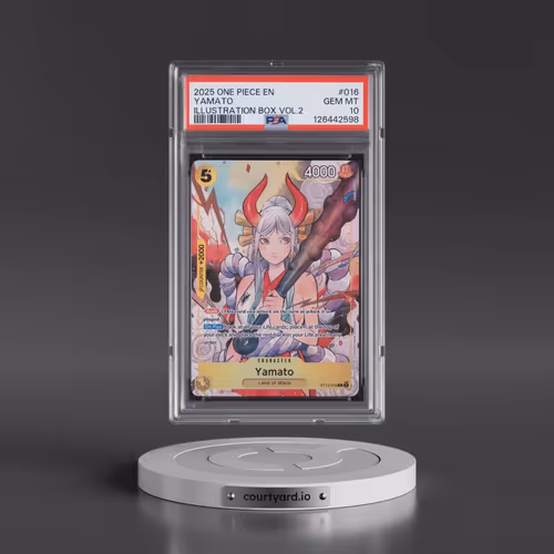 2025 One Piece Promos #016 Yamato - Illustration Box Vol 2 (PSA 10 GEM MINT)