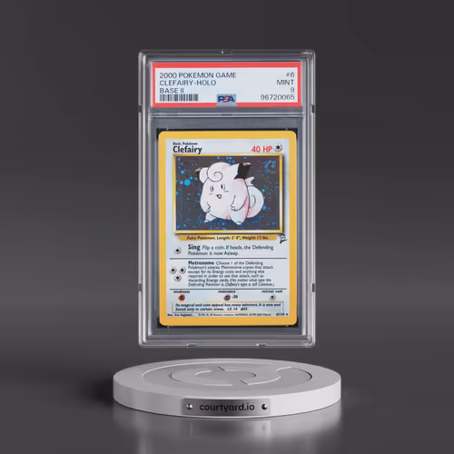 2000 Pokémon Game Base II #6 Clefairy - Holo (PSA 9 MINT)