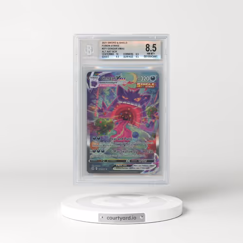 2019 Fusion Strike #271 Gengar VMAX - Holo Secret (BGS 8.5 NM-MT+)