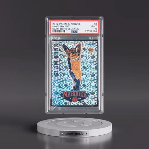 2012 Panini Marquee Slam Dunk Legends #3 Kobe Bryant (PSA 9 MINT)