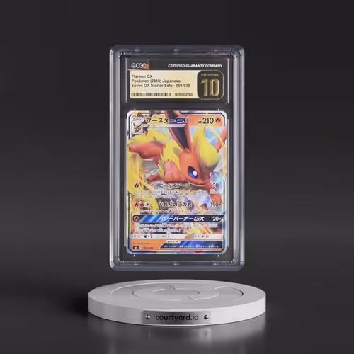 2018 Pokémon Sun & Moon Eevee GX Starter Set #001 Flareon GX - Holo (CGC 10 PRISTINE)