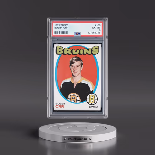 1971 Topps #100 Bobby Orr (PSA 6 EX-MT)